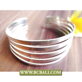 Cuff  Bracelets Siver Alpaka Bali